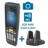 Terminal Zebra MC2200, 2D, SE4100, 3GB, 32GB, BT, Wi-Fi, Android