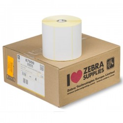 CAJA 6 Z-PERFORM 100D LABEL PAPER DT SUPL 80X74MM UNCOATED PERM ADH 25MM