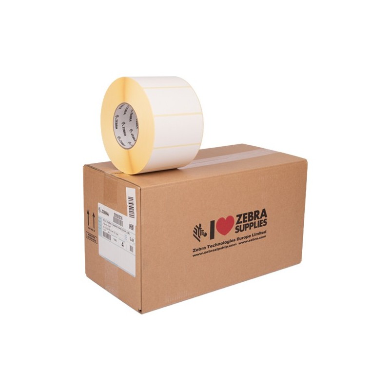 CAJA 4 Zebra Z-Select 2000T. Rollo de etiquetas. Papel normal. 57x19mm