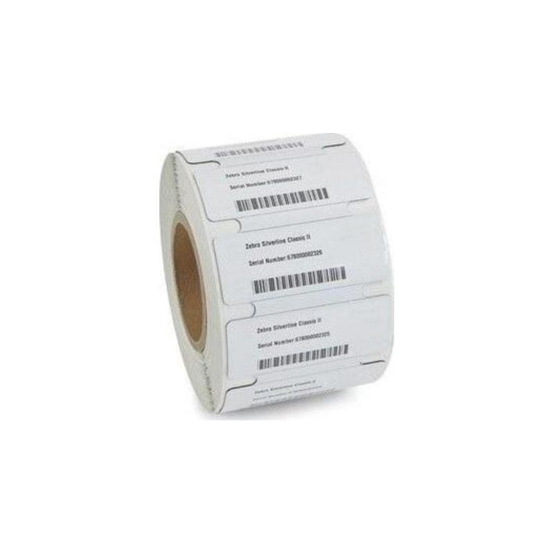 ROLLO 250 ETIQUETAS POLIÉSTER BLANCO RFID 100X40MM ZEBRA SILVERLINE CLASSIC II