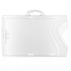 PORTA TARJETAS HORIZONTAL - TRANSPARENTE / TRANSLÚCIDO PACK 100 UDS
