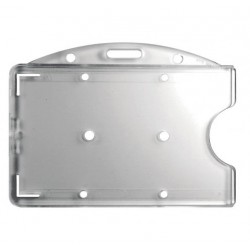 PORTA TARJETAS HORIZONTAL POLICARBONATO TRANSLÚCIDO PK 100 UDS