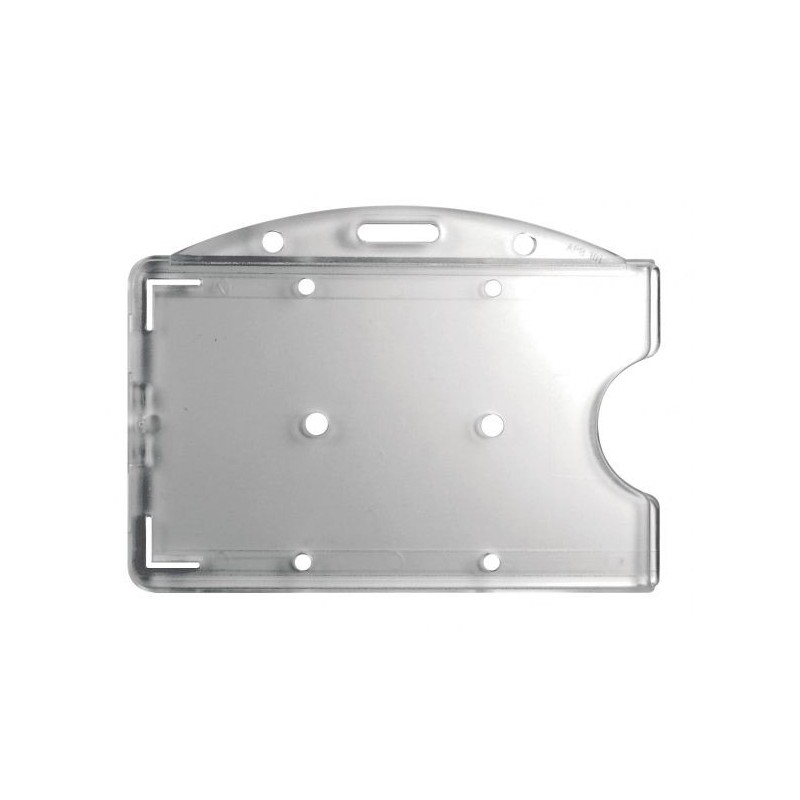 PORTA TARJETAS HORIZONTAL POLICARBONATO TRANSLÚCIDO PK 100 UDS