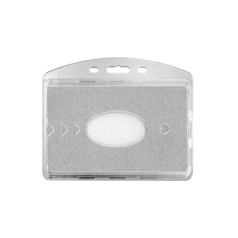 PORTA TARJETAS RÍGIDO HORIZONTAL ANTI RFID PK 100 UDS