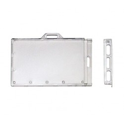 IDP76 PORTA TARJETAS HORIZONTAL DE POLICARBONATO CON CIERRE LATERAL PK 100 UDS