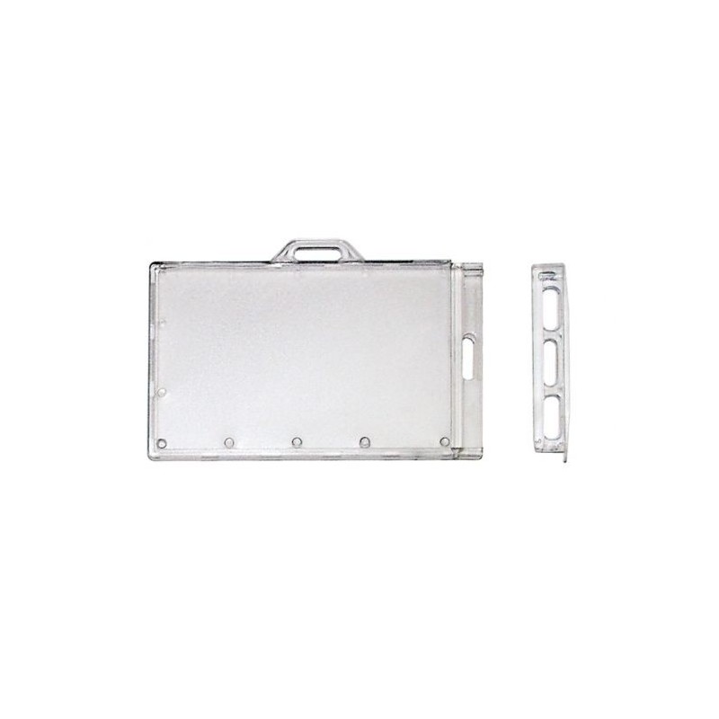IDP76 PORTA TARJETAS HORIZONTAL DE POLICARBONATO CON CIERRE LATERAL PK 100 UDS