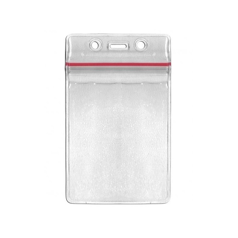 PORTA TARJETAS FLEXIBLE VERTICAL RESISTENTE AL AGUA PK 100 UDS
