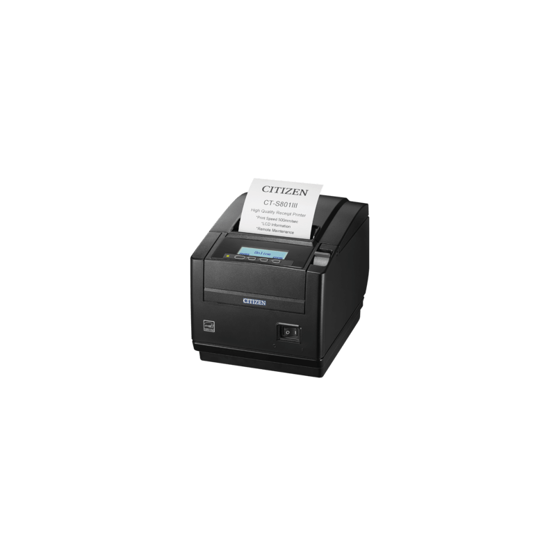 Citizen CT-S801III, 8 puntos/mm (203dpi), C?ter, USB, negro