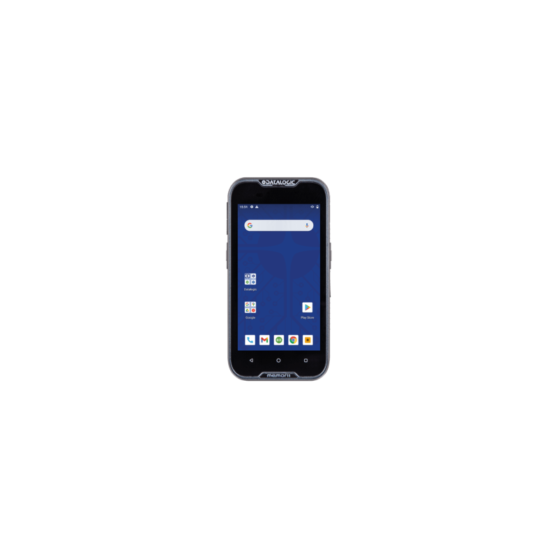 Datalogic Memor 11, Green Spot, 2D, 12.7 cm (5\'\'), USB-C, BT, WLAN, NFC, Android, Kit (USB), GMS, negro
