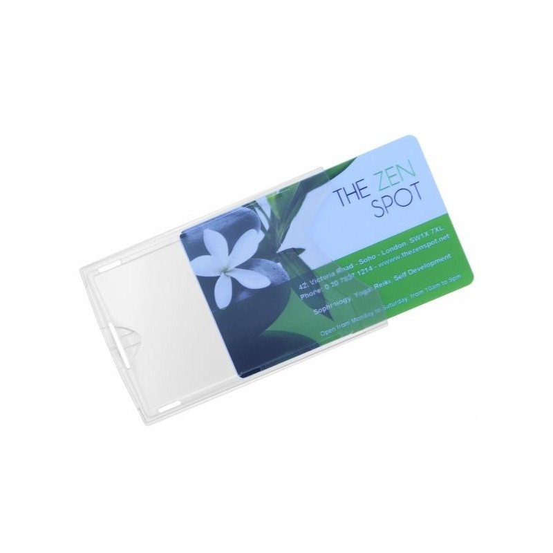 FUNDA RÍGIDA TRANSPARENTE POR LAS DOS CARAS PK 100 UDS