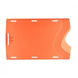FUNDA RÍGIDA ROJA TRANSPARENTE POR LAS DOS CARAS PK 100 UDS