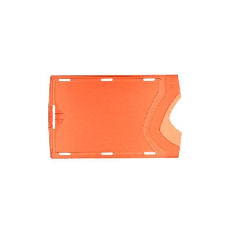 FUNDA RÍGIDA ROJA TRANSPARENTE POR LAS DOS CARAS PK 100 UDS