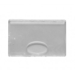 FUNDA RÍGIDA TRANSLÚCIDA FRONTAL Y TRANSPARENTE REVERSO PK 100 UDS
