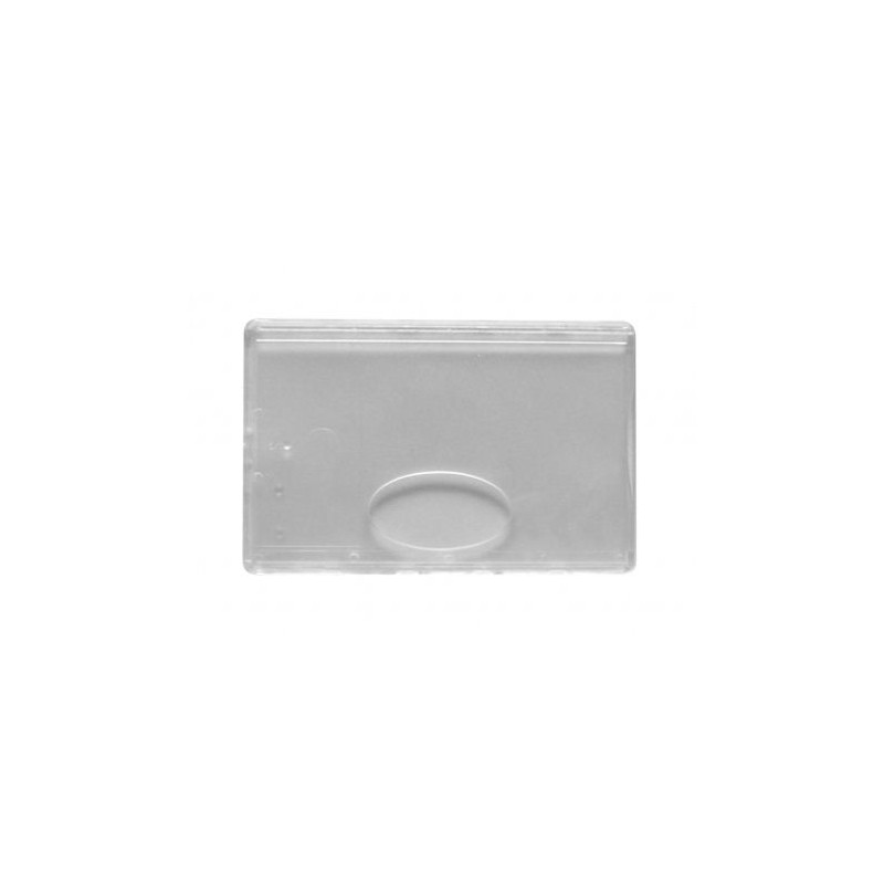 FUNDA RÍGIDA TRANSLÚCIDA FRONTAL Y TRANSPARENTE REVERSO PK 100 UDS