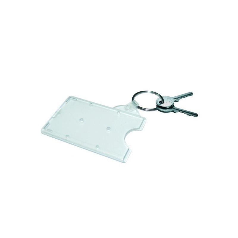 FUNDA LLAVERO TRANSLUCIDO PARA TARJETAS PK 100 UDS