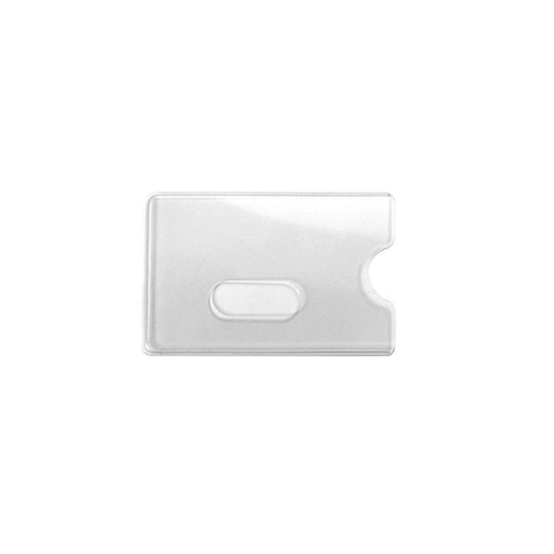 FUNDA FLEXIBLE TRANPARENTE PARA TARJETA 86 X 54MM PK 100 UDS