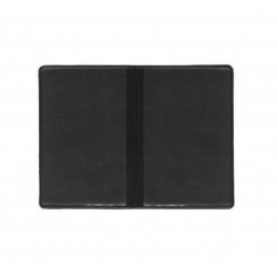 FUNDA FLEXIBLE DE PVC PARA DOS TARJETAS NEGRO PK 100 UDS