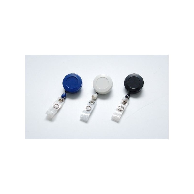 YOYÓ EXTENSIBLE AZUL CON PINZA ROTATIVA DE COCODRILO EN LA PARTE TRASERA PK 100 UDS