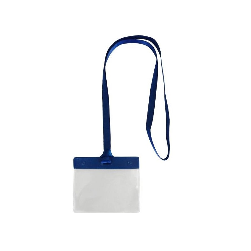 LANYARD POLIÉSTER 10MM AZUL SIN MOSQUETÓN PK 100 UDS