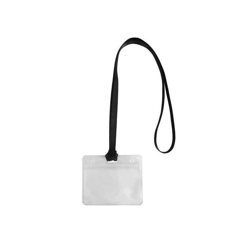 LANYARD POLIÉSTER 10MM NEGRO SIN MOSQUETÓN PK 100 UDS