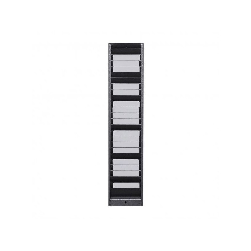 RACK DE PARED PARA 25 TARJETAS HORIZONTALES