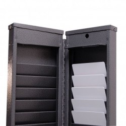 RACK DE PARED PARA 50 TARJETAS CON CIERRE