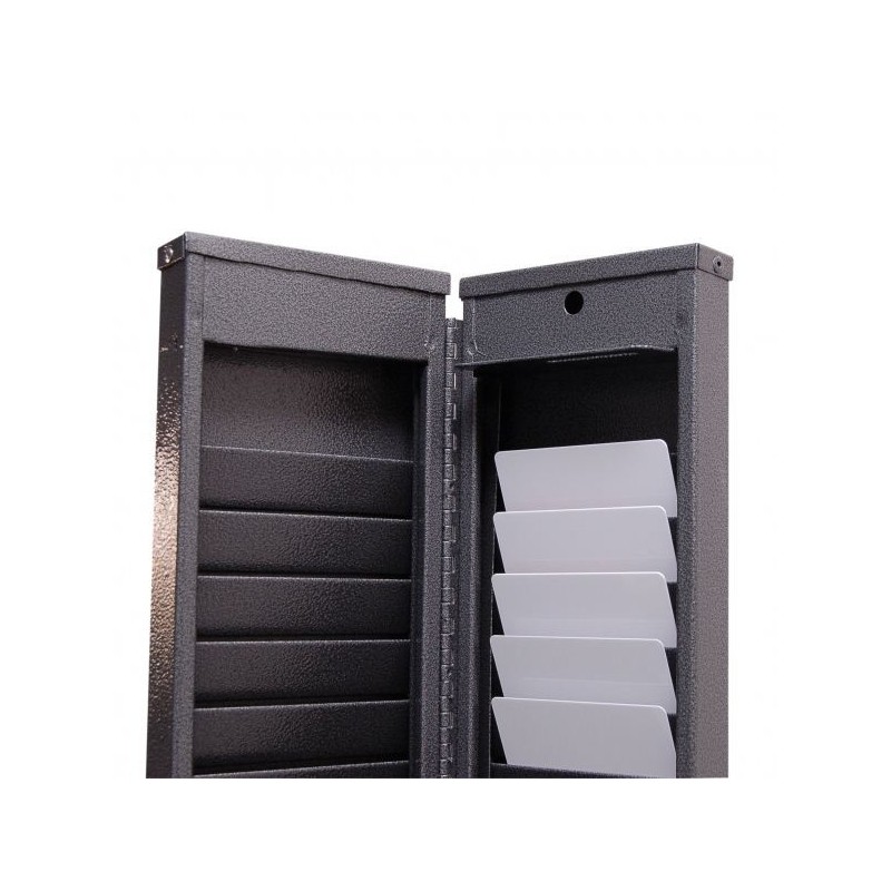 RACK DE PARED PARA 50 TARJETAS CON CIERRE