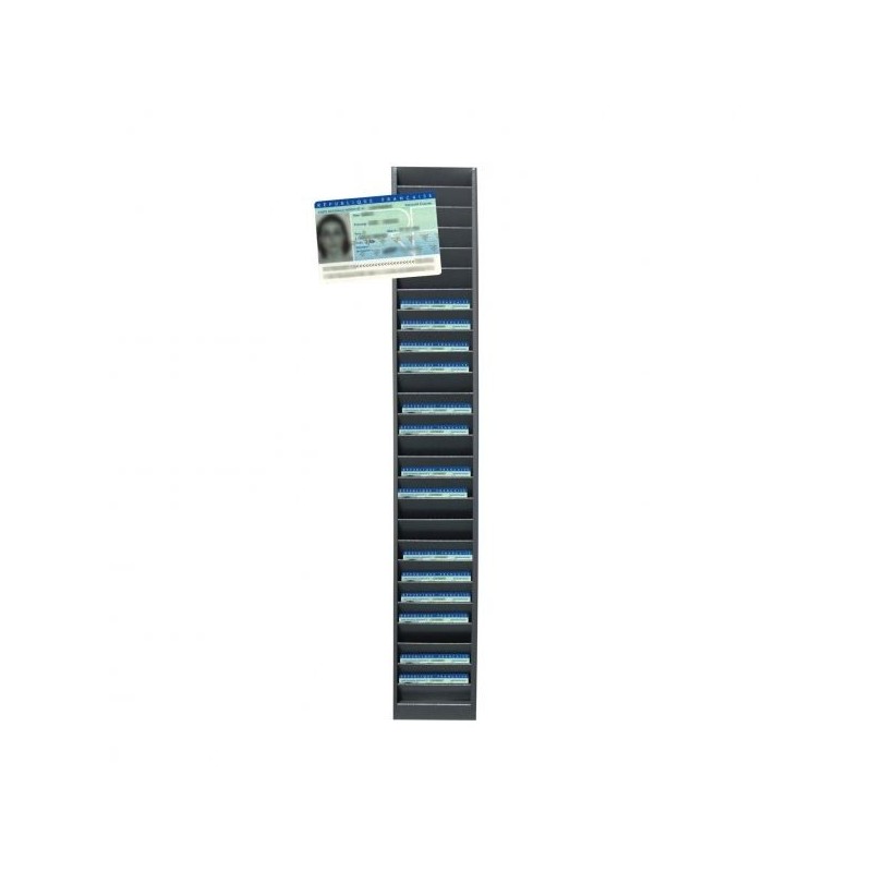 RACK DE PARED PARA 25 TARJETAS IDENTIFICATIVAS